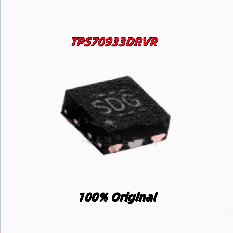 5PCS 100% New TPS70950DRVR SDH TPS70628DRVR SJU TPS70933DRVR SDG  WSON-6 Brand New Original Chips ic