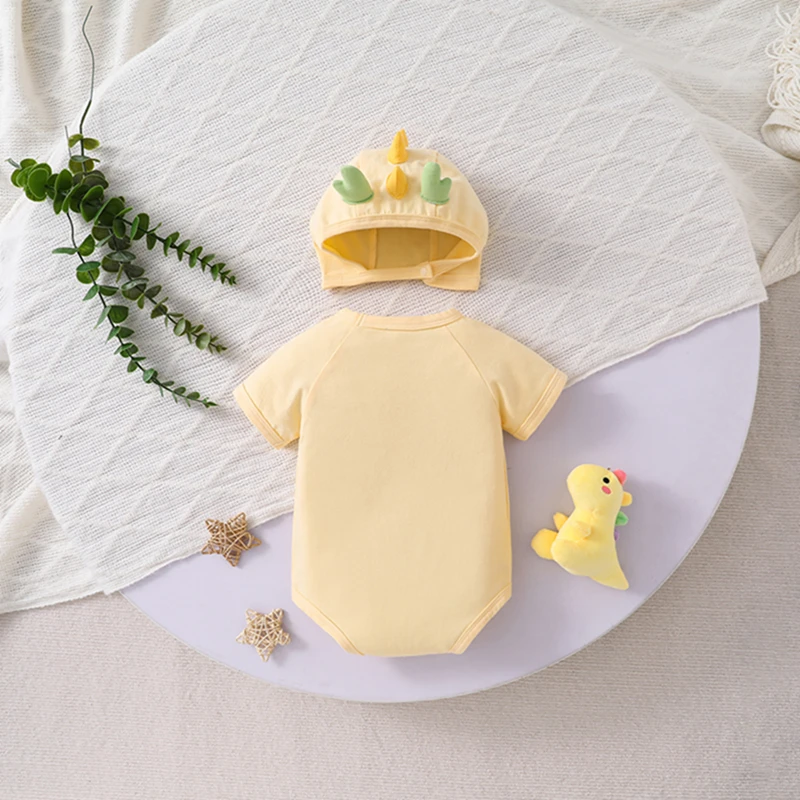 Linda estampa animal safari infantil com chapéu de sol combinando para bebês – conjunto de 2 peças para meninos e meninas