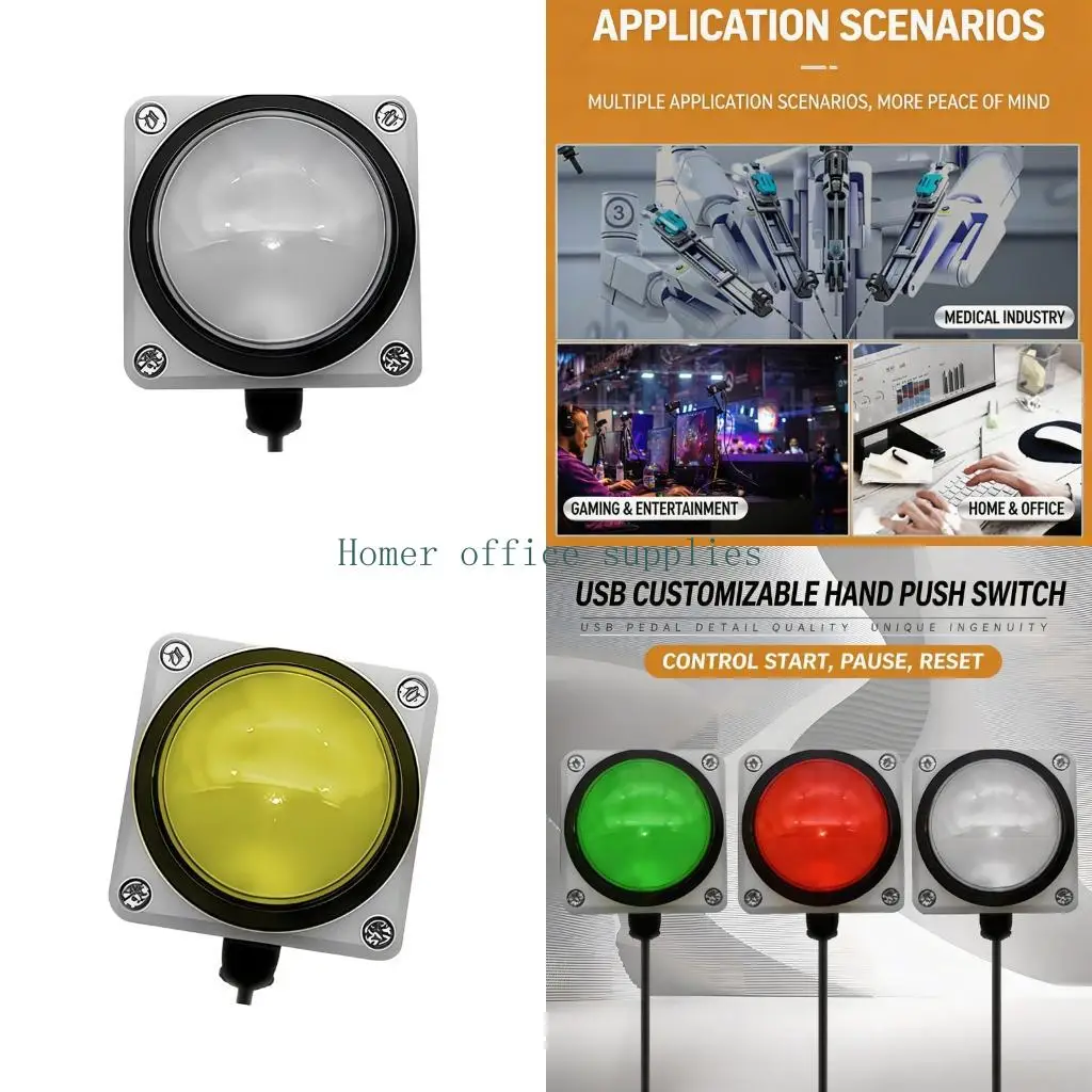 K43B USB Triggers Button Switches 62Mm Long Lifes For Fast Operation In Any Setting