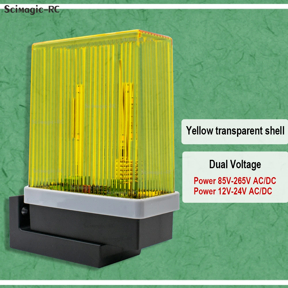 Устройство открывания ворот, охранная сигнализация, сигнальная лампа, стробоскоп, 12 В-220 В переменного/постоянного тока, сигнальная лампа, водонепроницаемый индикатор, светодиодная лампа, мигающая