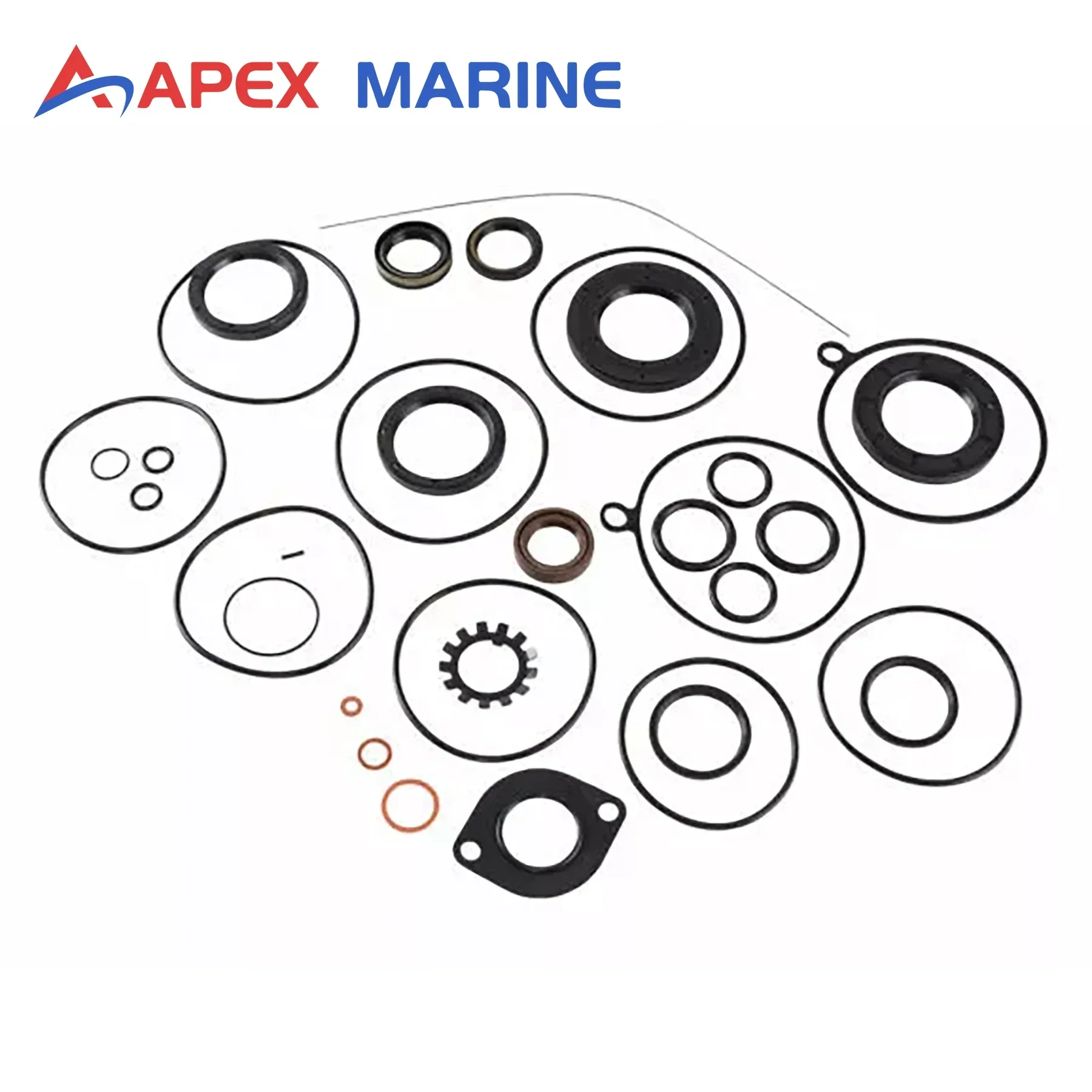 For VOLVO PENTA 280DP 290DP DP-A DP-B DP-C DP-D Drive Unit Complete Gearcase Seal kit Replaces 875741 876266 122191