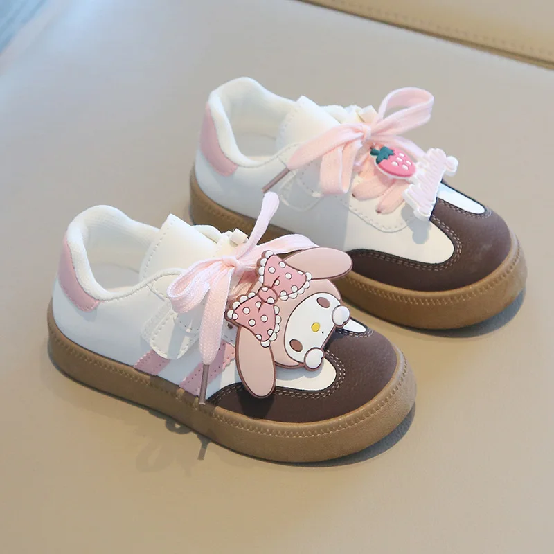 Sanrio jesienne obuwie dla Baby Boy Girl marka dziecięce tenisówki Melody buty dziecięce maluch buty do chodzenia rozmiar 21-32