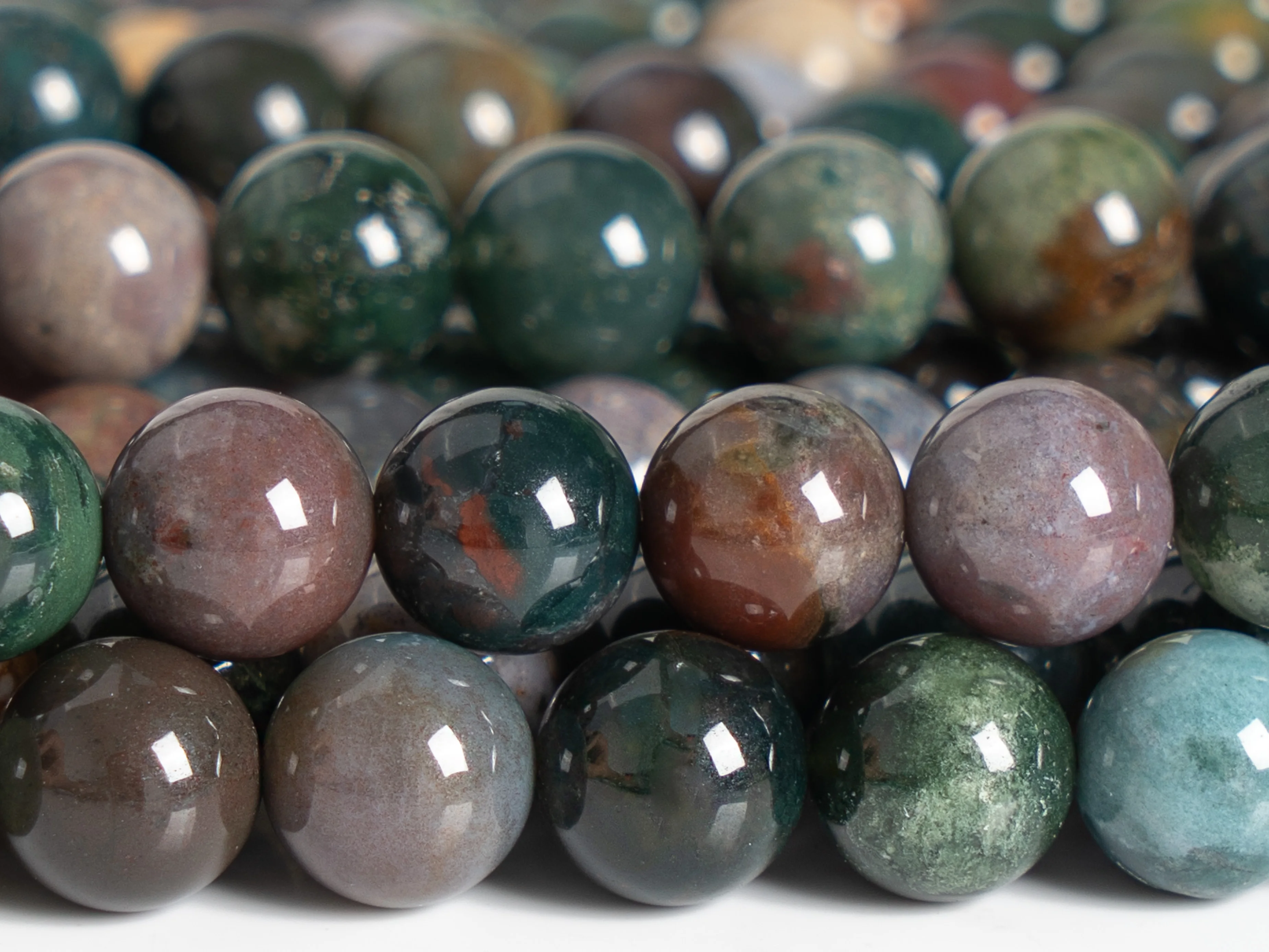 New Indian Agate Beads Grade Genuine Natural Gemstone Full Strand Round Loose Beads 4/6/8/10/12MM for DIY Hand Jewelry Clothing