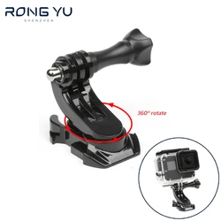 J Hook Adapter Mount 360 Degree Rotate Quick Release For GoPro Hero 13 12 11 8 7 9 10 DJI Osmo Action 6 5pro 4 3 Accessories