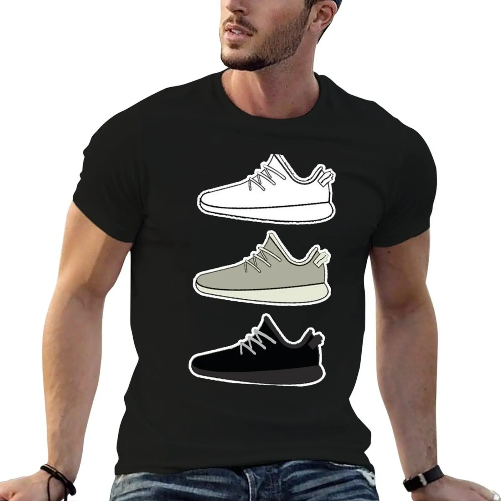 

YEEZY BOOST 350_ 3 UP T-Shirt t shirt man casual t shirt man luxury funny t shirts dark humor T-Shirt