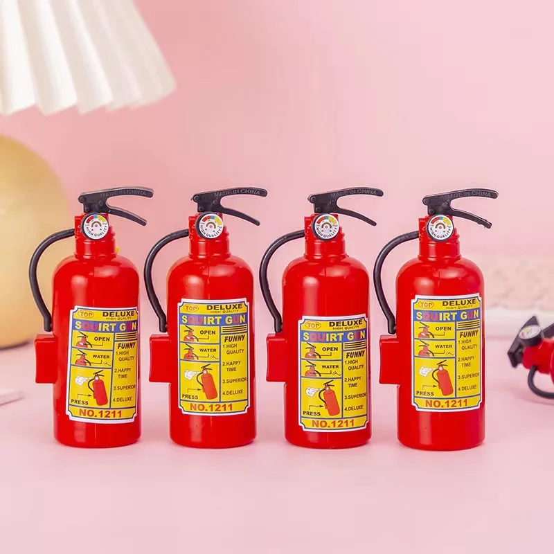 3/6pc Creative Fire Extinguisher Water Sprayer Funny Mini Whole Person Prank Water Play Toys Kids Beach Swim Spray Water Toys