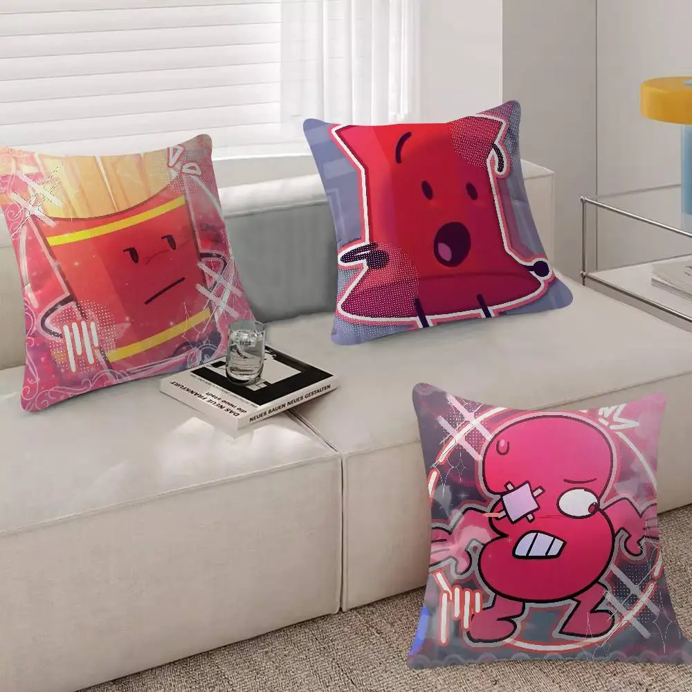 Bfdi Battle For Dream Island Pillow Cushion Cover Pillowcase Living Room Sofa Home Decor Customized