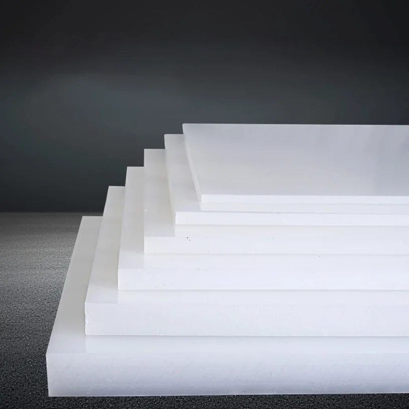 1-30 مللي متر لوح بولي بروبيلين أبيض سميك PP لوح بلاستيك مقاوم للماء ومقاوم للاهتراء التصنيع باستخدام الحاسب الآلي #2