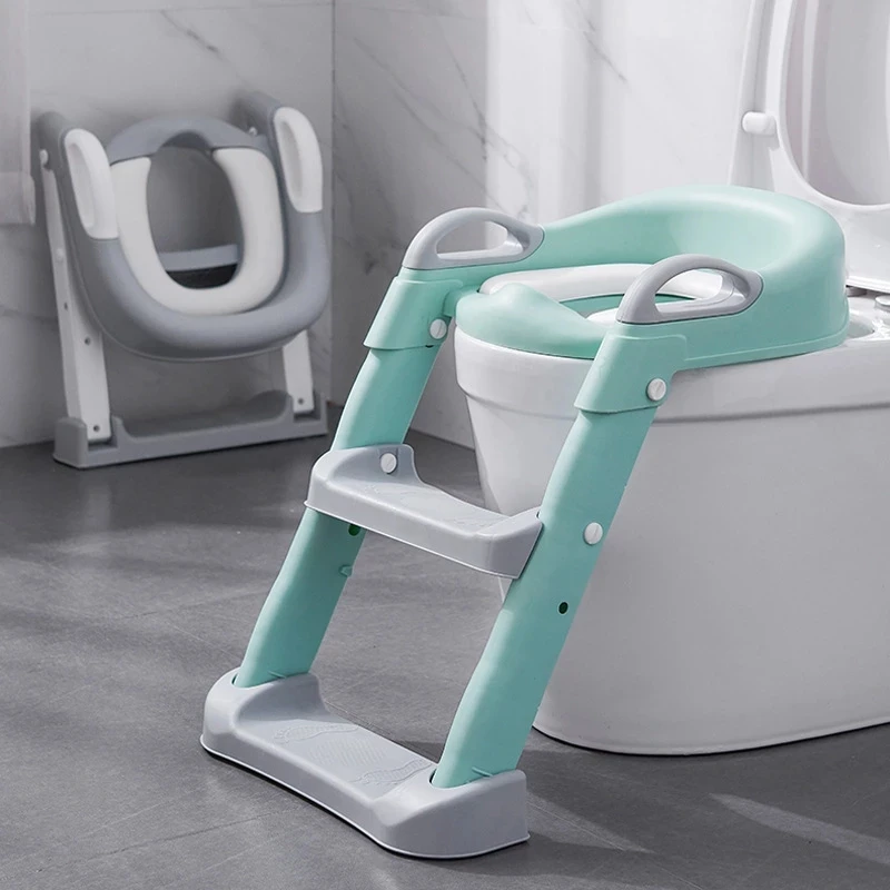 1-8 Jaar Kinderen Potje Baby Toiletzitting Met Verstelbare Ladder Zuigeling Wc Training Klapstoel Baby Potje training Seat