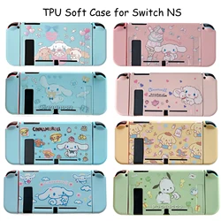 Sanrio Cinnamoroll Purin Pachacco Little Twin Stars Soft Case for Nintendo Switch Game Console Controller NS Gaming Accessories