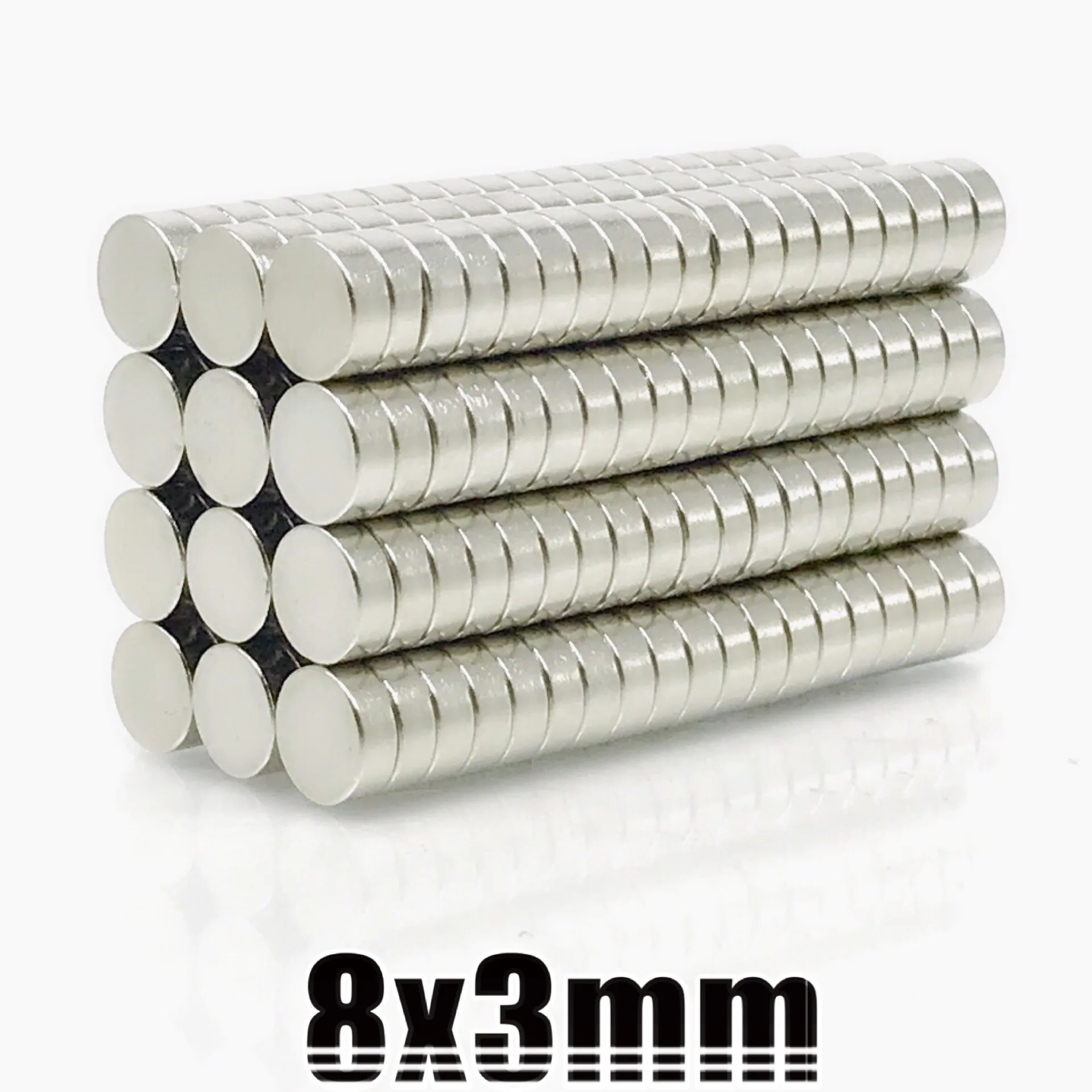 10-2000PCS 8x3 mm Rare Earth Magnets Diameter 8x3mm Small Round Magnet 8mmx3mm Permanent Neodymium Magnets D8*3mm 8*3mm