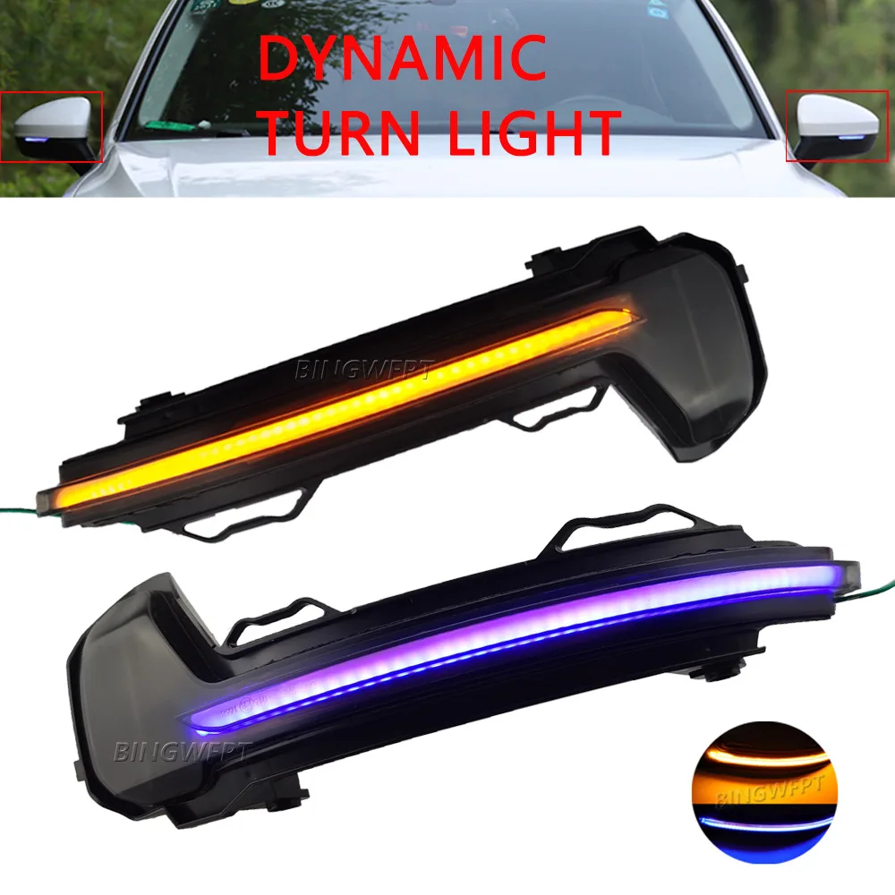 

2pcs For Volkswagen Taigun Tiguan L LED Mirror Turn Signals