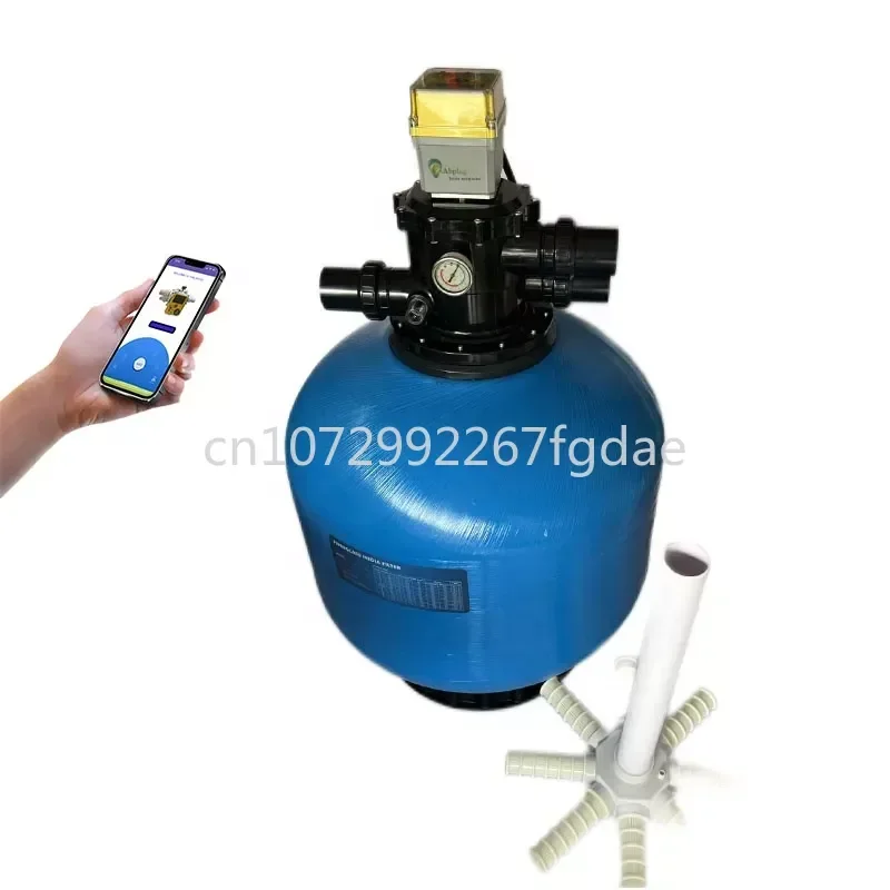 Swimming Pool Sand Filter Top Mounted Valve Side Mounted Valve WIFI Intelligent Actuator Six Way Backwash Valve