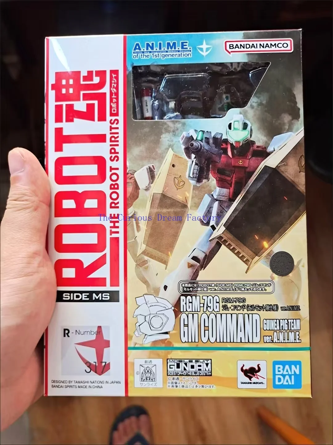 Bandai Robot Spirits RGM-79G GM Command Blue Destiny Guinea Pig Team ver.A.N.I.M.E.