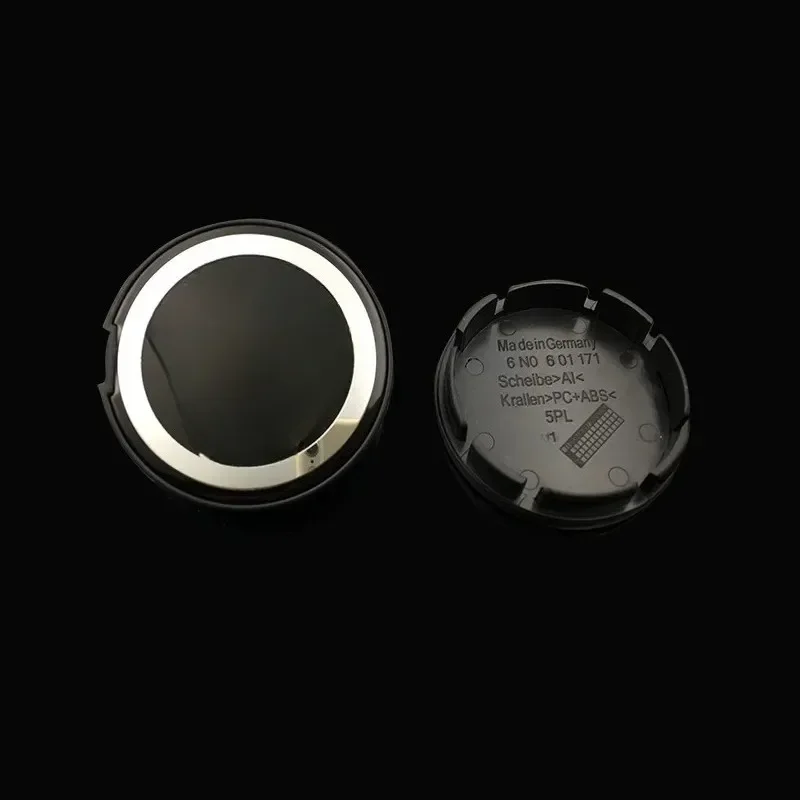 4pcs 56mm Flat Hub Center Cap Cover Label for Jetta 2003-2012 Car Tire Wheel