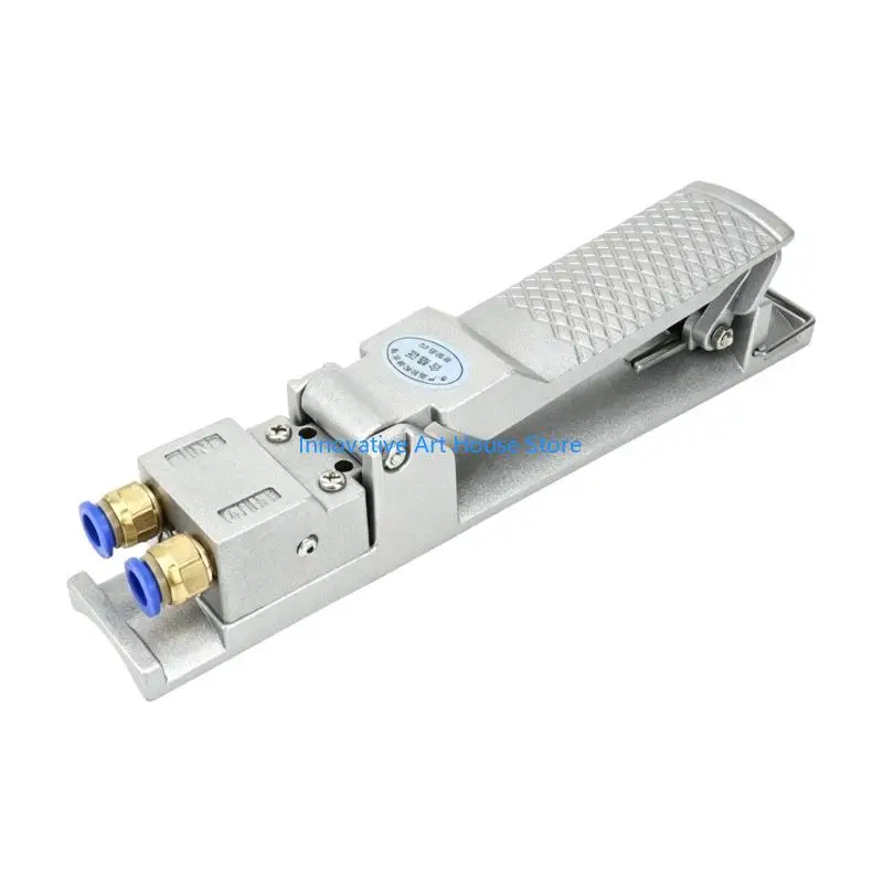E1PC Pneumatic Foot Pedal Switches Assembly, Normally Open Levers Design for Sand Blasting Equipment Replacement Maintenance