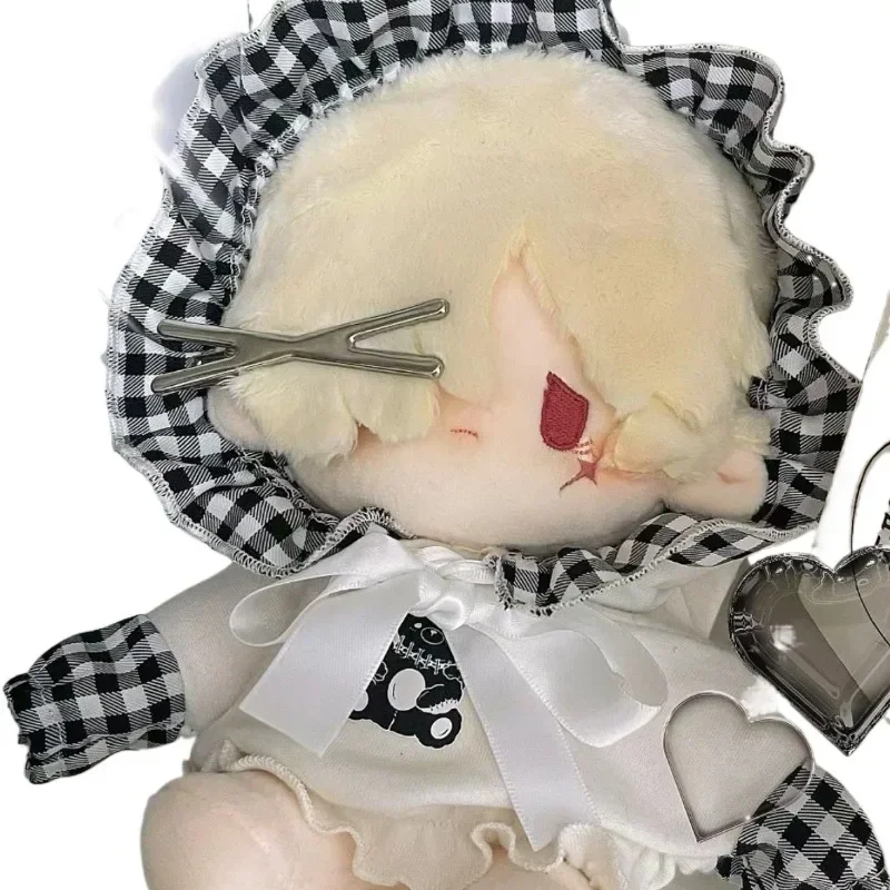 20cm Game Identity V Stuffed Grave Keeper Plush Dress Up Cotton Doll Andrew Kreiss Cosplay Clothes Plushie Toys for Kids Gifts