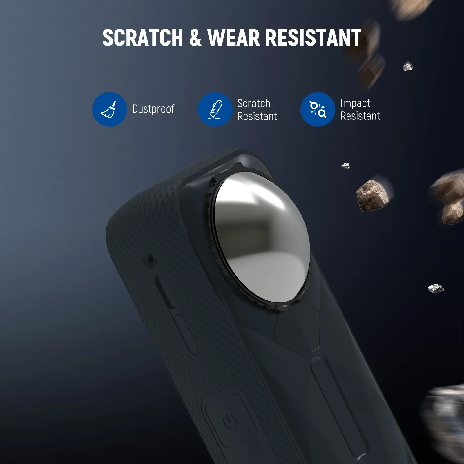 NEEWER Set di filtri per lenti ND16 Filtri ND compatibili con Insta360 X5, 4 arresto di riduzione della luce Vetro ottico Densità neutra