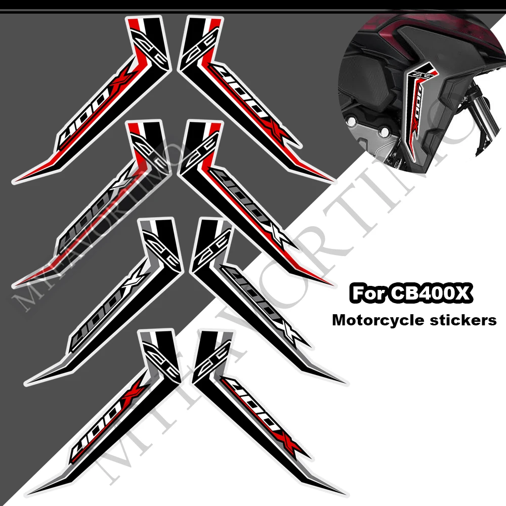 

For Honda CB400X CB 400X Motorcycle Fuel Tank Pads Knee Protector Sticker Trunk Luggage Fairing Fender kit