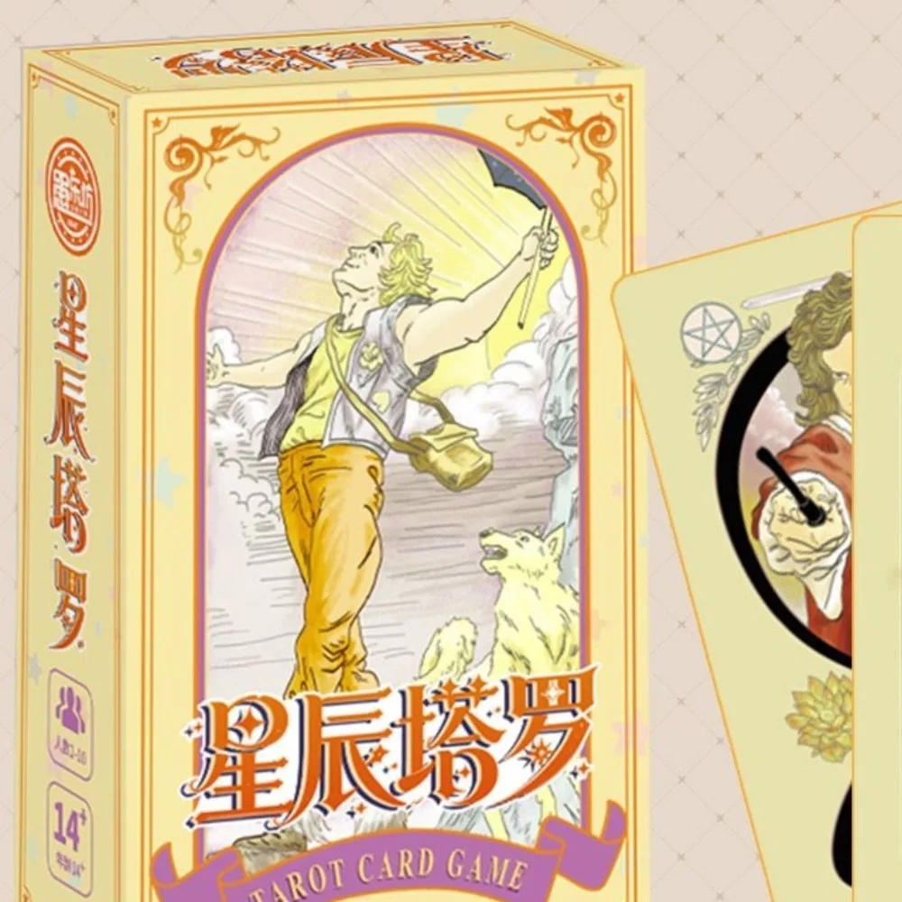 

Celestial Journey Tarot : Elegant Art Nouveau Illustration Deck 10.3*6cm - 78-Card Divination Kit