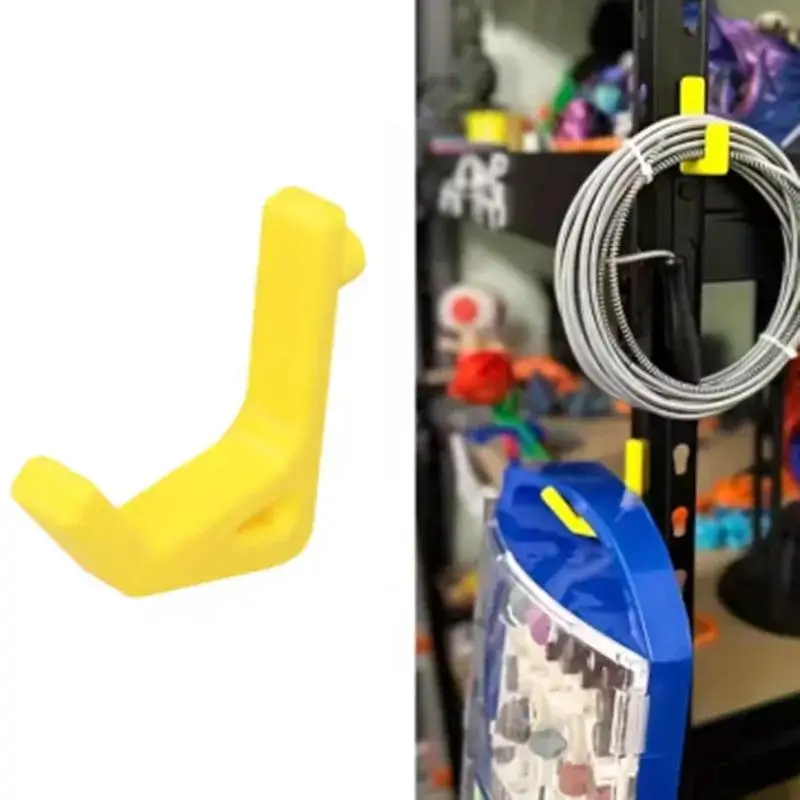 【M】2Pcs Hooks For Shelving With 10.3mm Hole Spacing Storage Hooks Garage Auxiliary Hooks Shelf Fittings Support Hooks