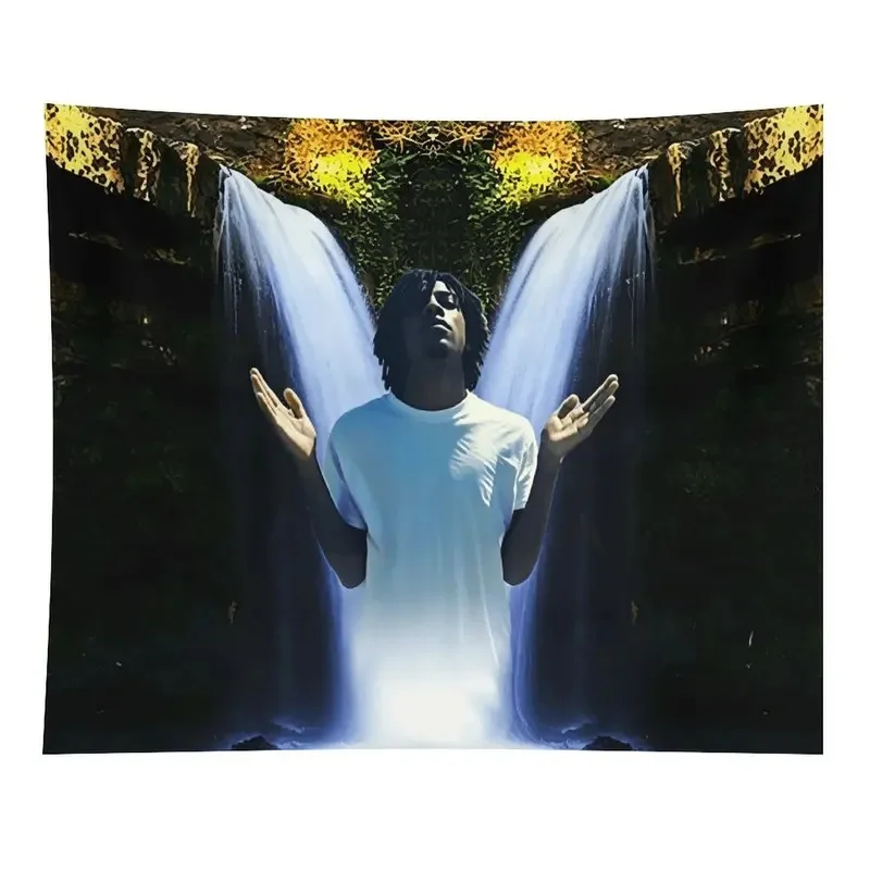 Christopher Reginald Travis Angel Print Tapestry Wall Hanging Soft Color Hand Stitched Indoor Outdoor Home Decor Friend Gift