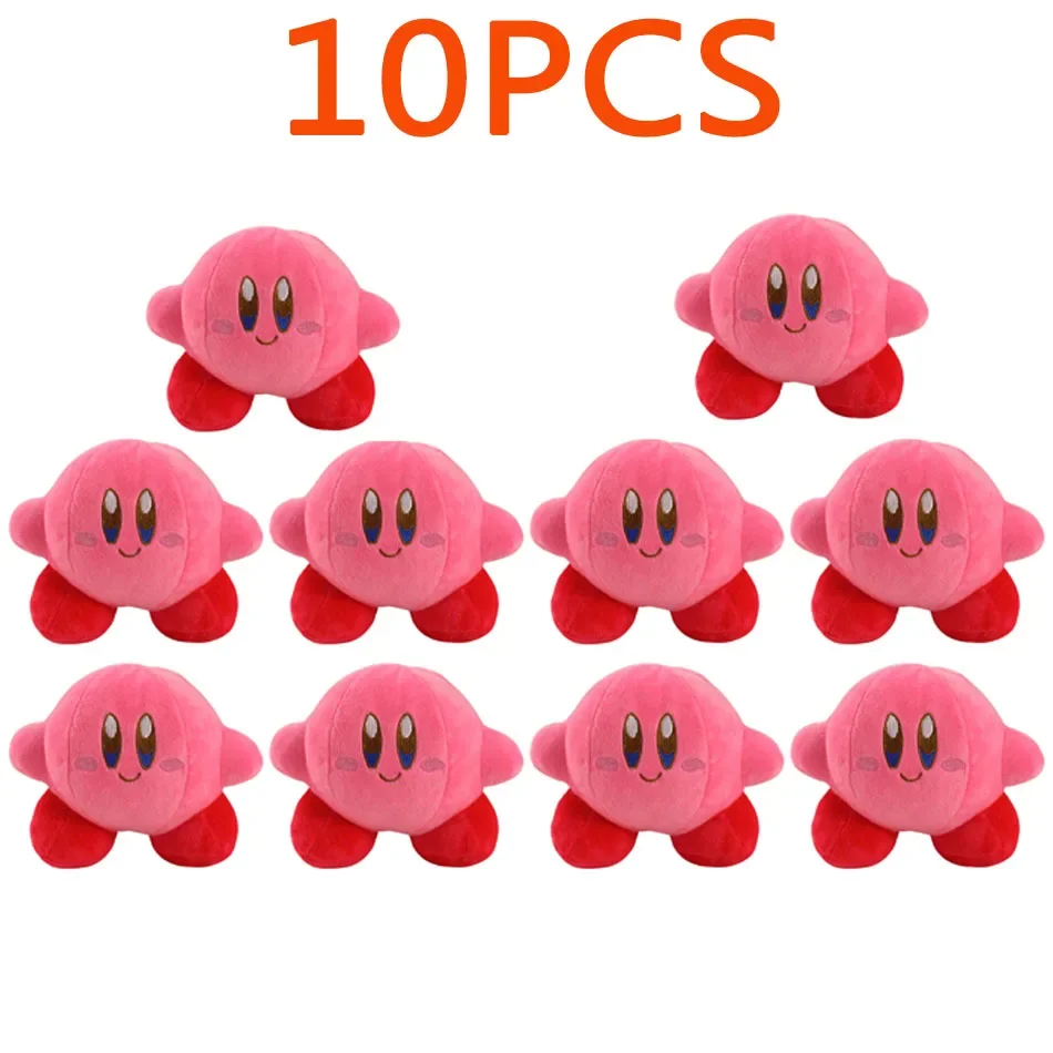 

10PCS */ Anime Star Kirby Swimming Sword Chef Bread Kirby Waddle Doo Dee Stuffed Doll Toy Cute Peluche Toy Christmas Gifts