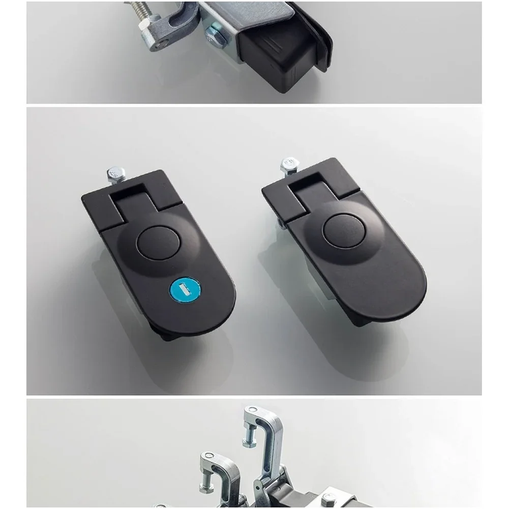Zinc Alloy Push Button Lock for Doors on For Car Toolbox Cabinet Mailbox Drawer Filing Cabinet with 1mm-5mm Panel Compatibility