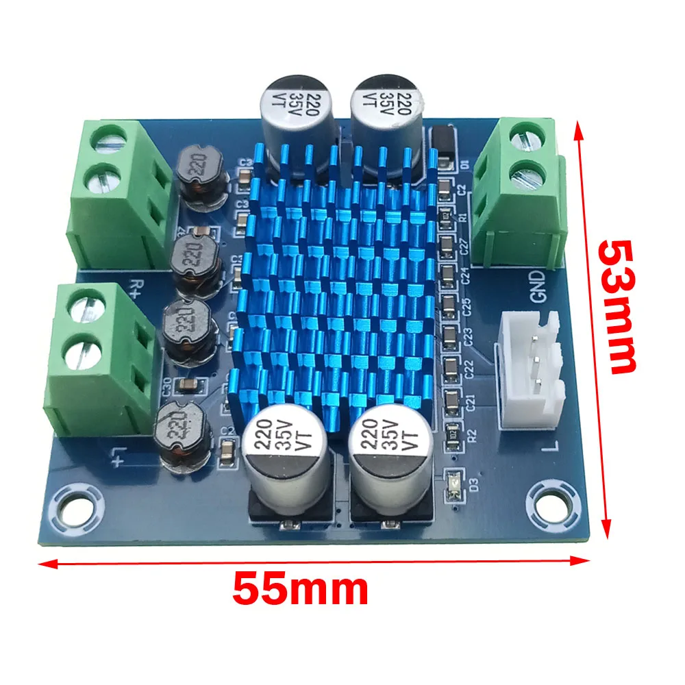 TPA3110 XH-A232 30W+30W 2.0 Channel Digital Stereo Audio Power Amplifier Board DC 8-26V 3A - view 6