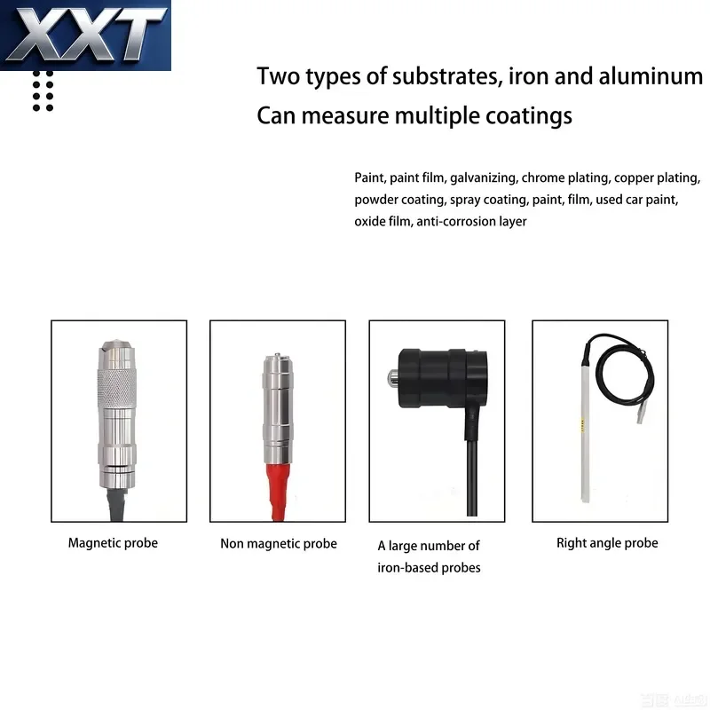 2026 Hot Sell XXT Efficient Digital Car Paint Coating Thickness Measuring Instrument 0-1250um Accuracy 2%H+1um