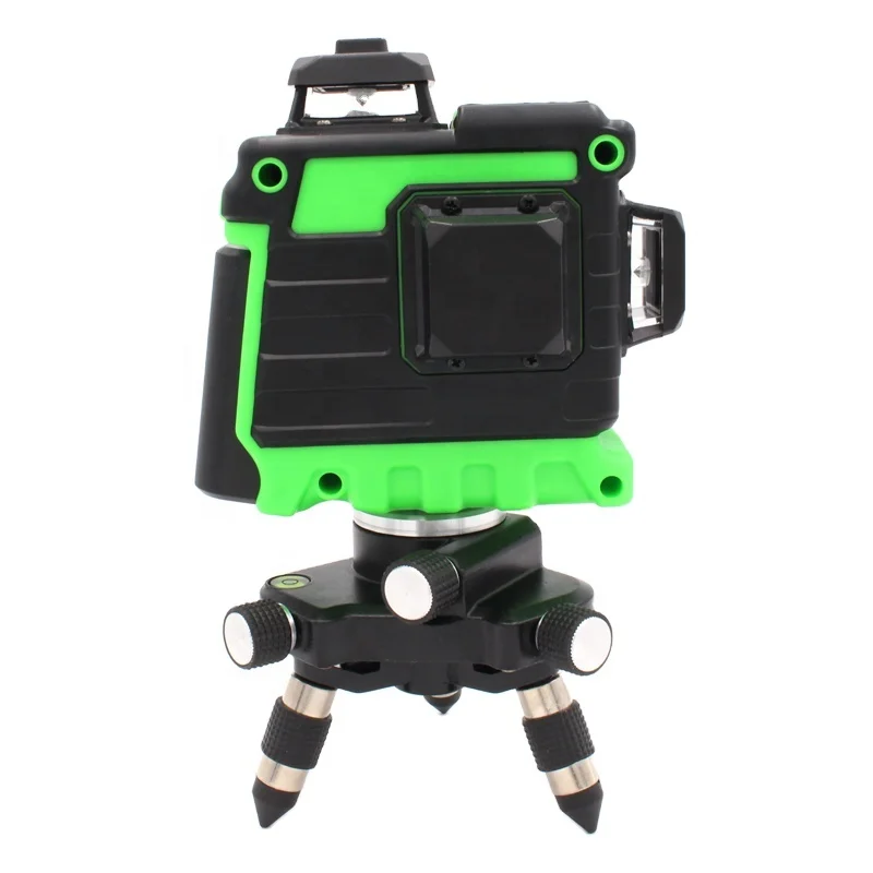 High accuracy rotating 360 self-leveling nivel lazer 12 lines 3d green beam factory laser level