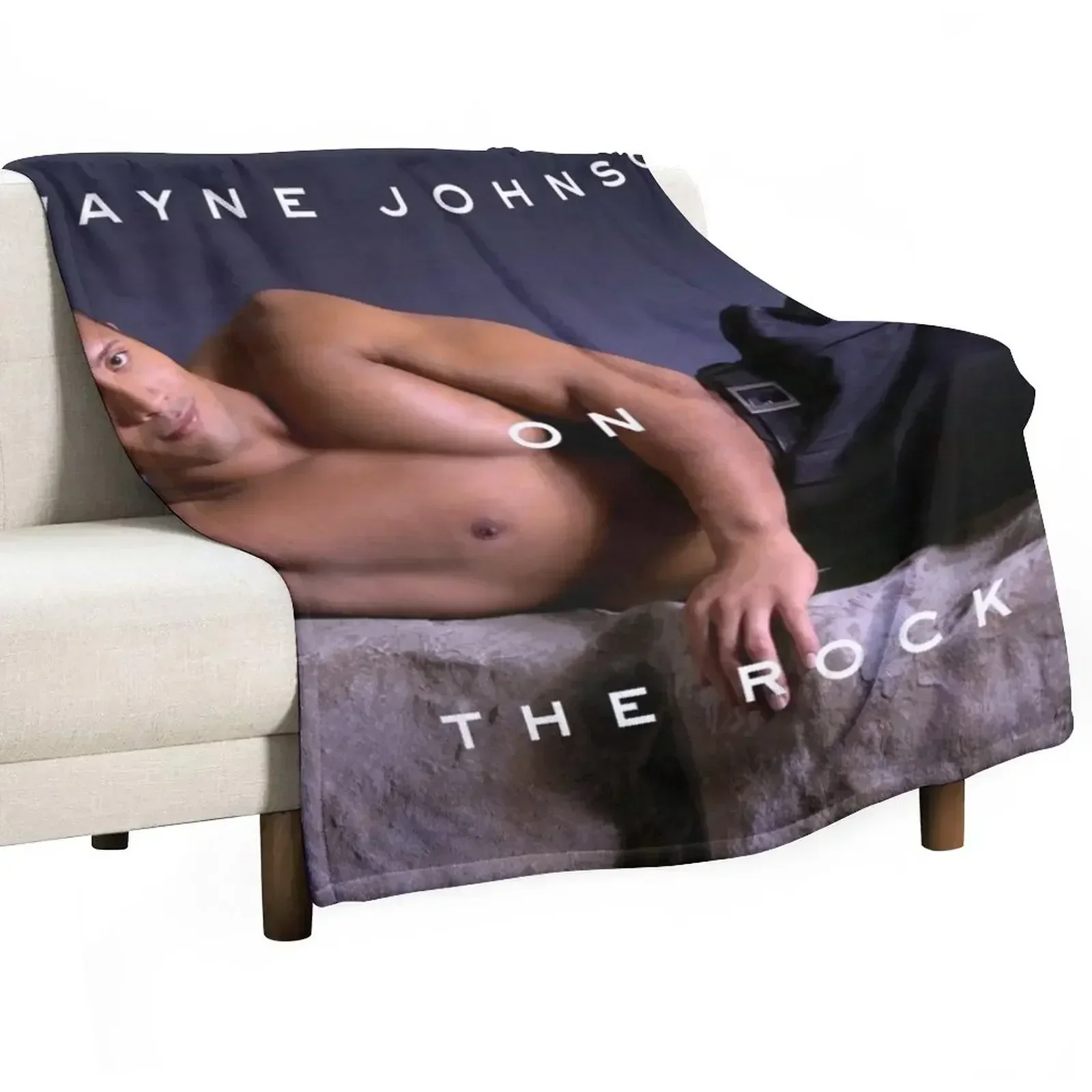 

Dwayne Johnson on The Rock Throw Blanket Stuffeds Cute Plaid Blankets