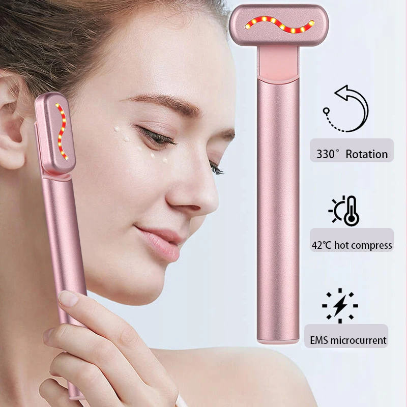 

Microcurrent Eye Beauty Device Vibration High Frequency Constant Temperature Red Light Eye Care Eye Massage Stick Dilute Eye Bag