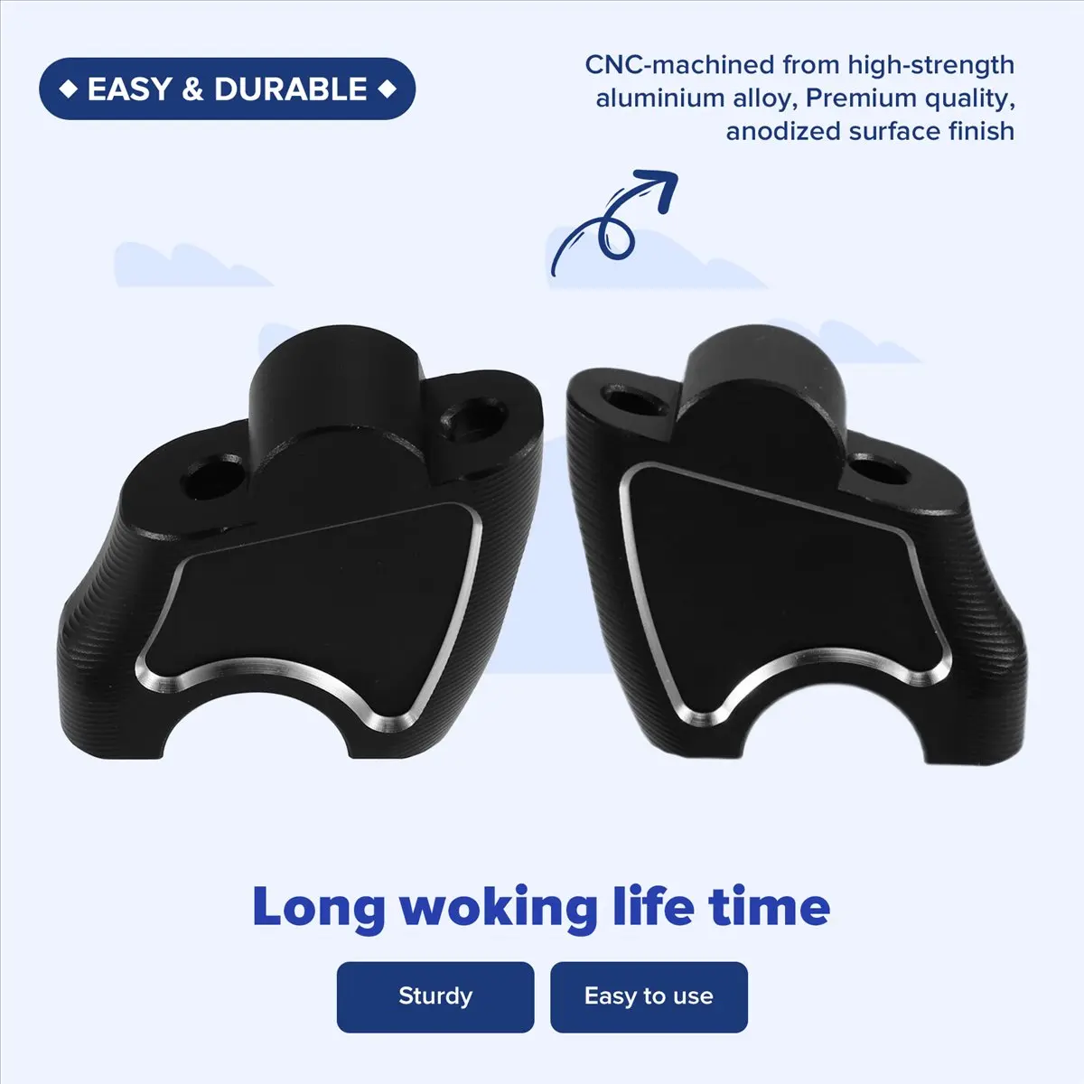 Super Sale Motorcycle Accessories Handle Bar for Honda CMX500 Rebel500 CMX300 Riser Clamp Extend Handlebar Adapter Mount