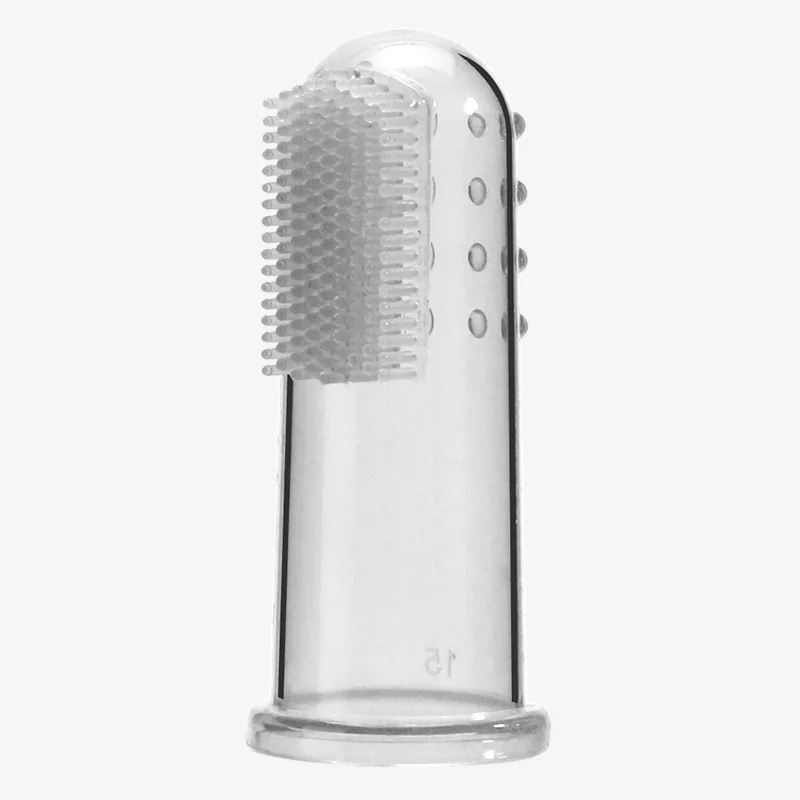 Silicone Pet Finger Toothbrush - Dog & Cat Teeth Cleaning Tool for Bad Breath & Tartar Removal | Soft Grooming Supplies