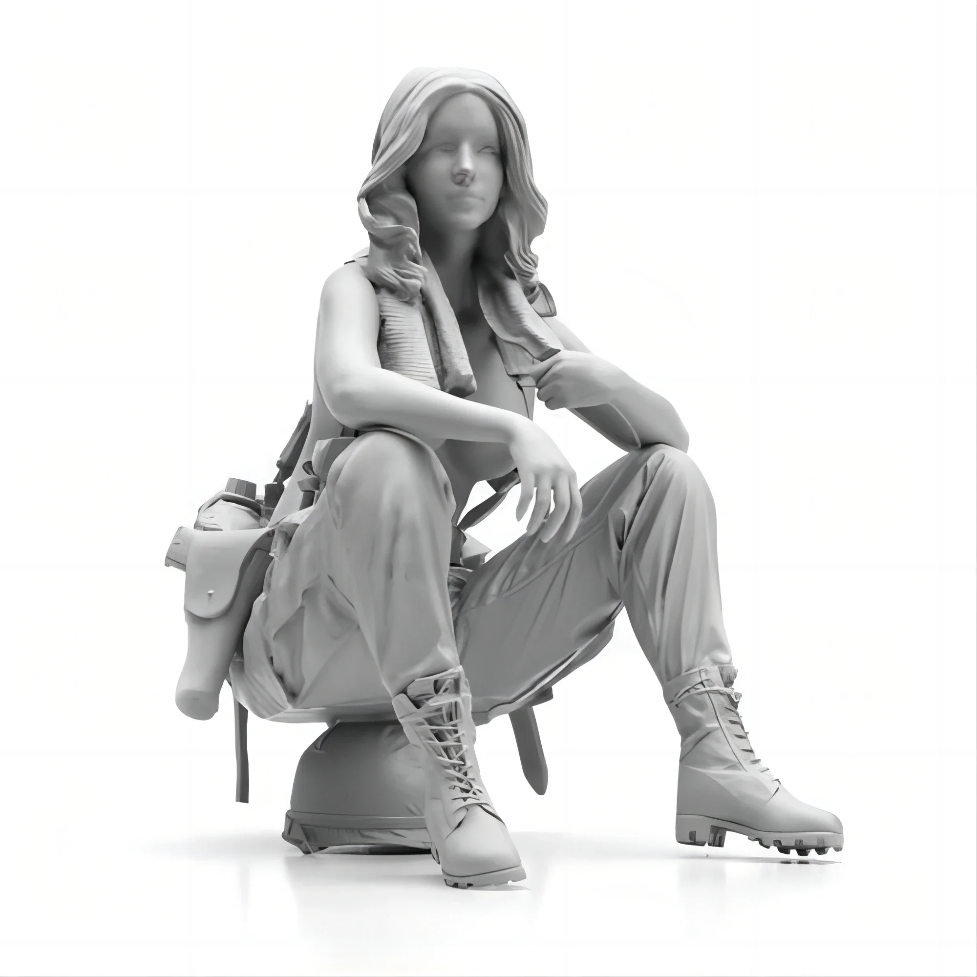 1/24 zestawy figurek modeli z żywicy GK, motyw wojskowy, niezmontowane i niepomalowane