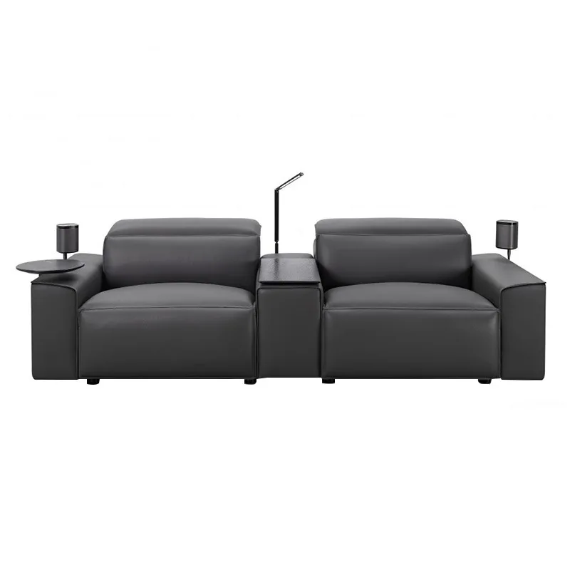 Italian minimalist villa sofa combination living room family electric multi-functional film and television hall reclining chair