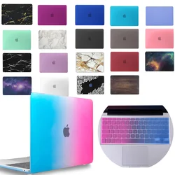 KK&LL Matte Hard Shell  Laptop Protector case + Keyboard Cover For Apple MacBook Air Pro Retina 11 12 13 15