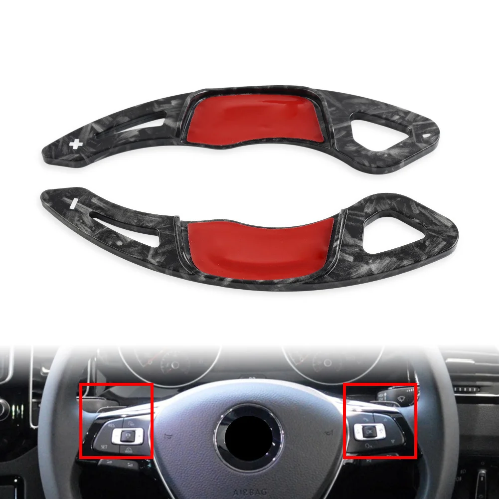 

1 Pair Car Steering Wheel Shift Paddle Shifter Extension For VW Golf 7 Polo Lamando Jetta Scirocco