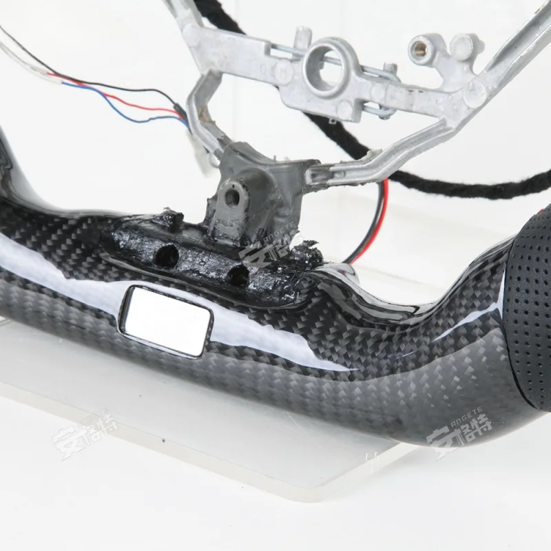 For Lexus IS (2013-2019) LED Carbon Fiber Sport Steering Wheel (Modification Upgrade Part)