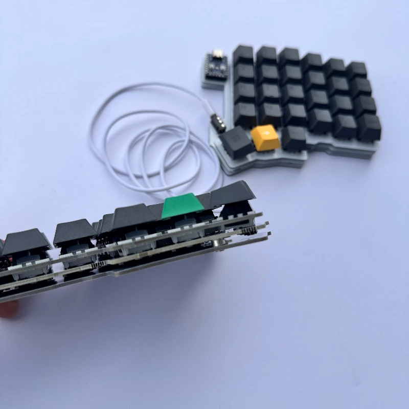 Silakka54 分割キーボード 有線 シングルモード QMK 分割キーボード