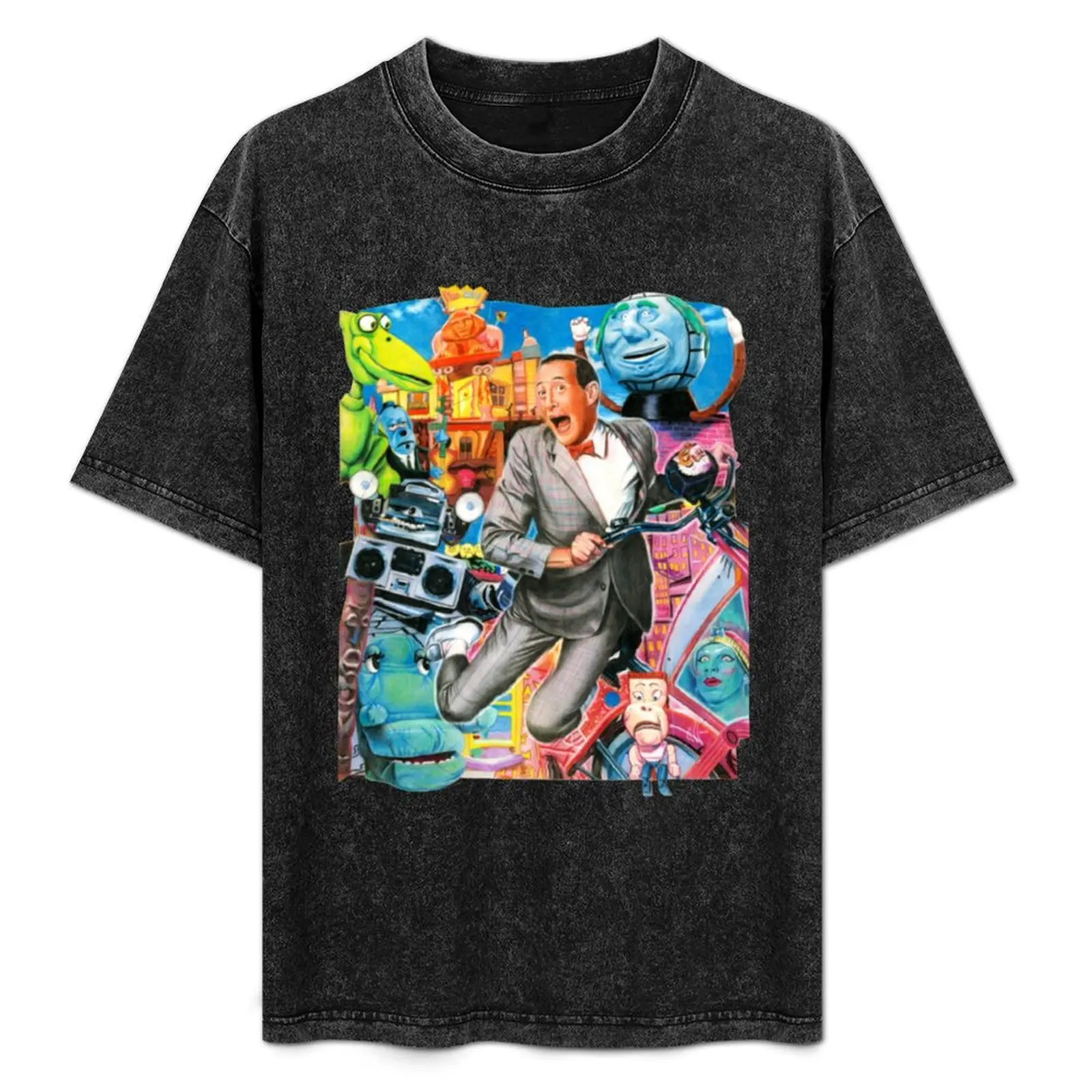 

Pee Wee Herman Pee Wee Collage T-Shirt graphic t shirts for man t shirt for man 100 percent cotton T-Shirt
