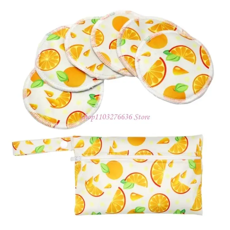 R6FD Portable Diaper Organiser Nappy Bag Case Comfortable Leakproof Breast Pads