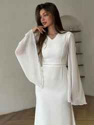 Abaya, manga borboleta com decote V, vestido marroquino Ramadan, vestido de festa Eid, Dubai, vestido longo árabe, Eid, Dubai, Ramadan, 2024