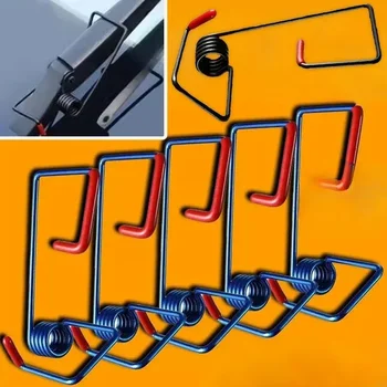 2-10 pces limpador de pára-brisa impulsionador primavera universal prendedor de limpador reduzir ruído & vibração aniti sratch borracha limpador pinça