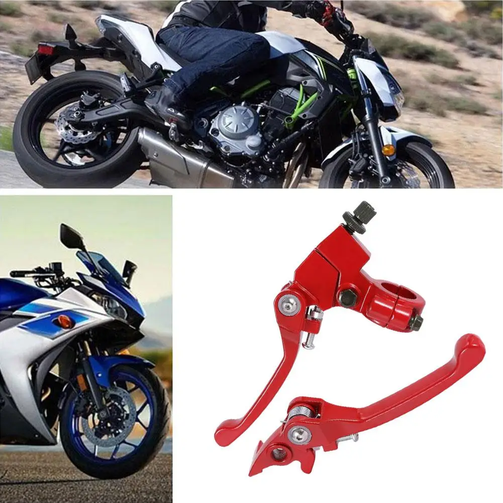 Off-road Motorcycle 4x4 ATV Folding Rebound Handlebar Aluminum Clutch Brake Lever Accessories FOR CRF50 XR70 SSR BBR KLX TTR