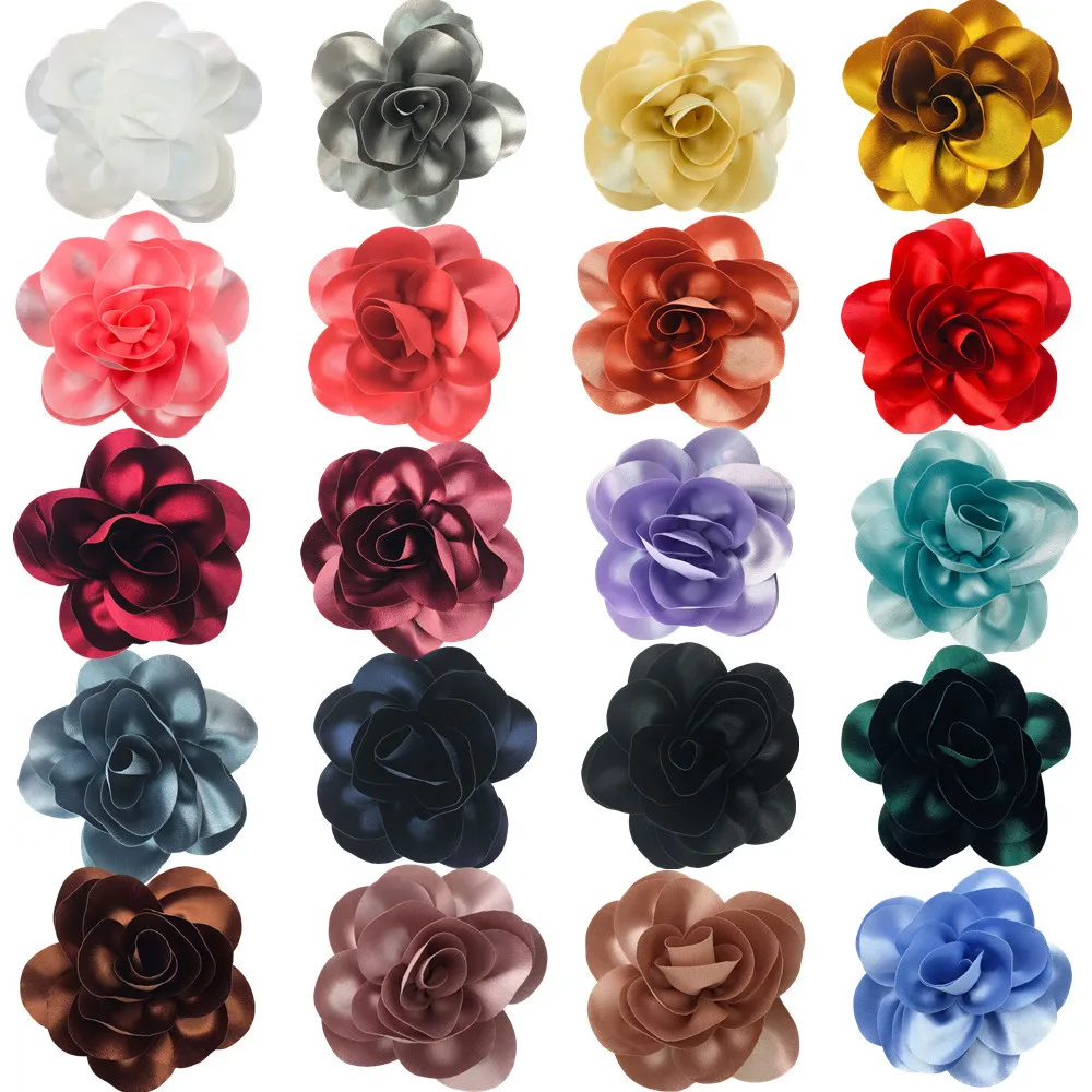 

100 шт. 15 см ткань, большая голова, цветочная шляпа, цветочный корсаж, высококачественная рулонная одежда с цветком, головные уборы, аксессуары, оптовая продажа