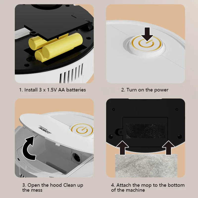 เครื่องดูดฝุ่นหุ่นยนต์แบบชาร์จไฟได้ยี่ห้อเสี่ยวหมี่ รุ่นใหม่ อุปกรณ์ทำความสะอาดอัจฉริยะ เครื่องดูดฝุ่นหุ่นยนต์ เครื่องทำความสะอาดเคาน์เตอร์ สมาร์ทโฮม