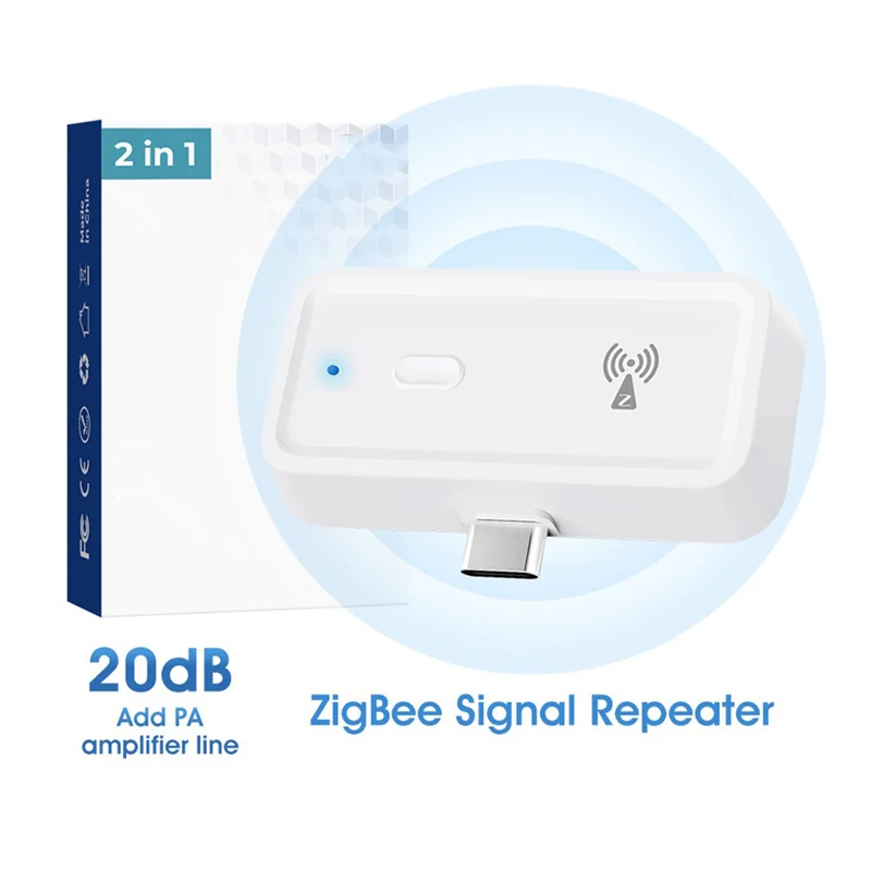

PHILE-Tuya Zigbee повторитель сигнала типа C PA усилитель сигнала для Smart Life шлюз Zigbee Удлинитель помощника для умного дома
