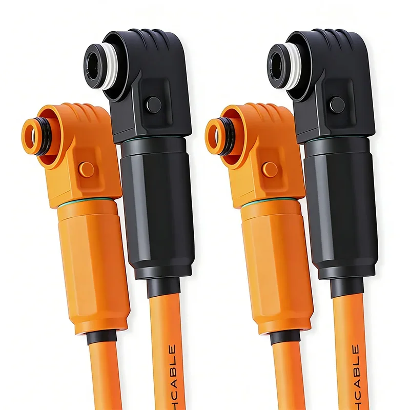 100A-300A Photovoltaic Energy Storage Plug with Wire Connector DC 1500V High Pressure New Energy Power Line 16mm-95mm2 Elbow